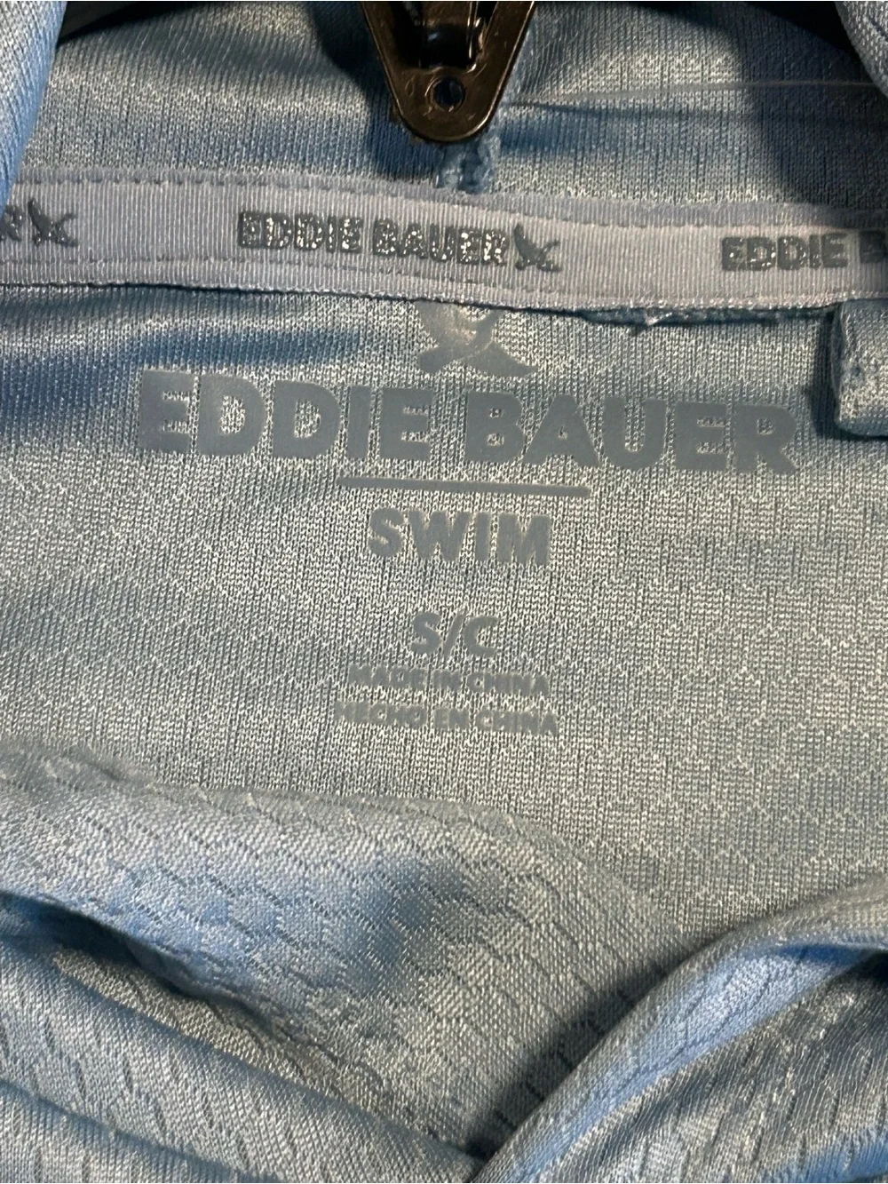 Eddie Bauer Men's Swim Trunk Set - Dark Navy and Light Blue